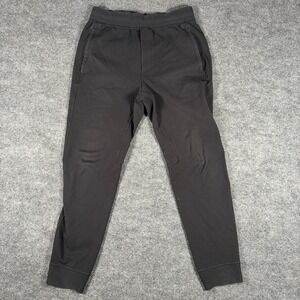 Lululemon Sojourn Jogger Pants Mens Medium Black M5423S Warpstreme Work Out Run